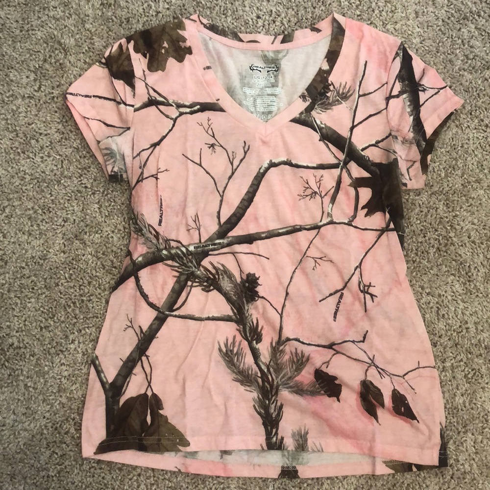 Realtree pink camo shirt